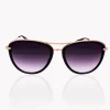 2020 Aviatress titanium black gold sunglasses